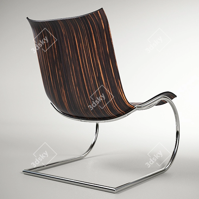 Fredericia Agitari Lounge: Modern Elegance 3D model image 2