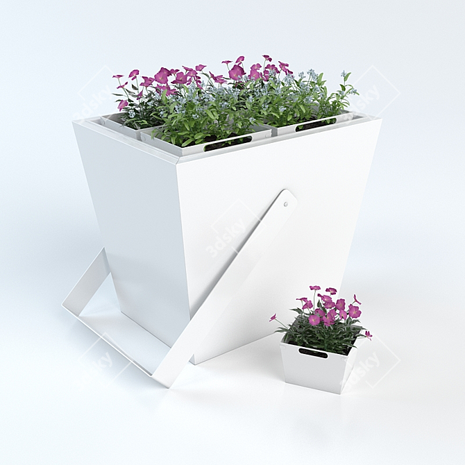 Grimm Planter by BYSTEEL 3D model image 1