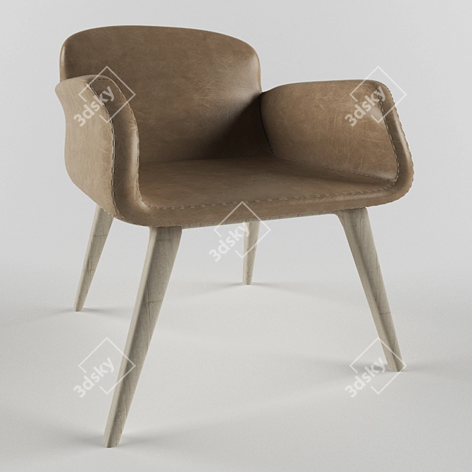 ErgoMaxx Comfort Chair 3D model image 1