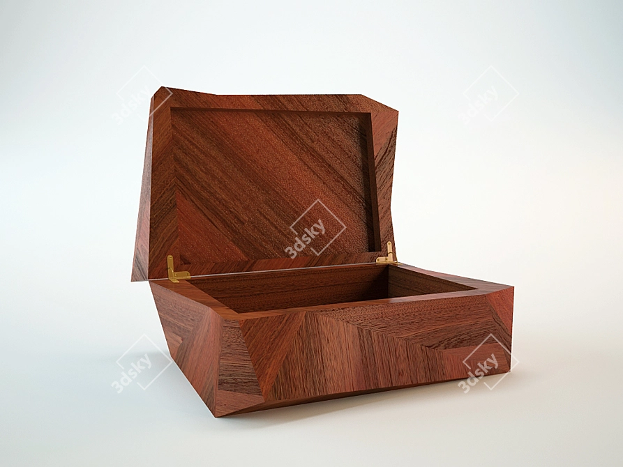 Cigar Haven Casket 3D model image 1