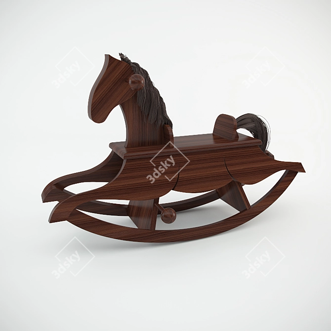 ZeroOne Designer Rocking Horse 3D model image 1