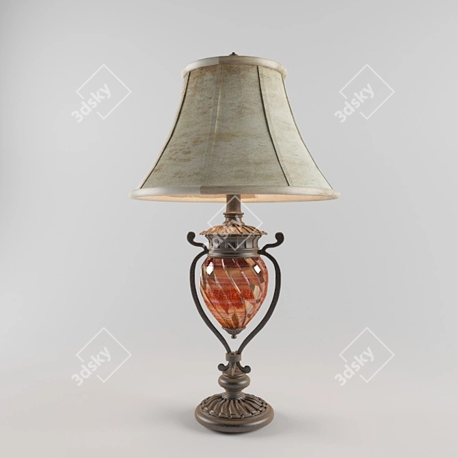 Classic Style Table Lamp 3D model image 1