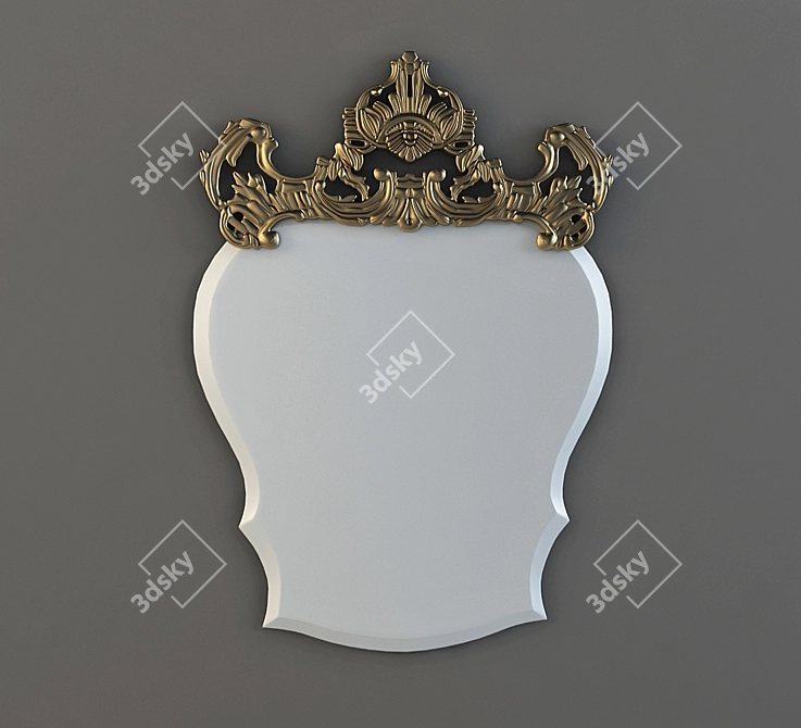 Elegant Bianchini & Capponi Mirror 3D model image 1