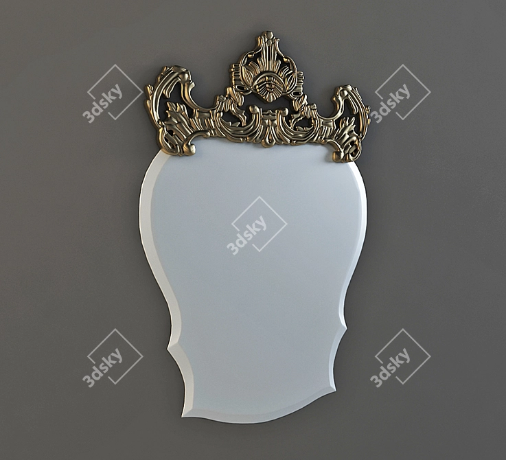 Elegant Bianchini & Capponi Mirror 3D model image 2