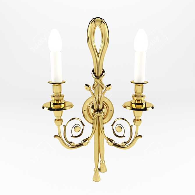 Elegant Sevilla Sconce 3D model image 1