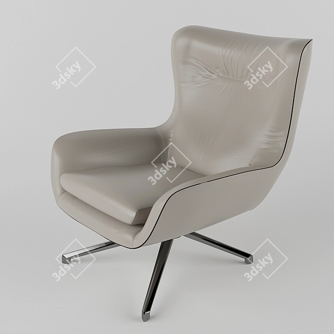 Elegant Jensen Bergere by Minotti 3D model image 1