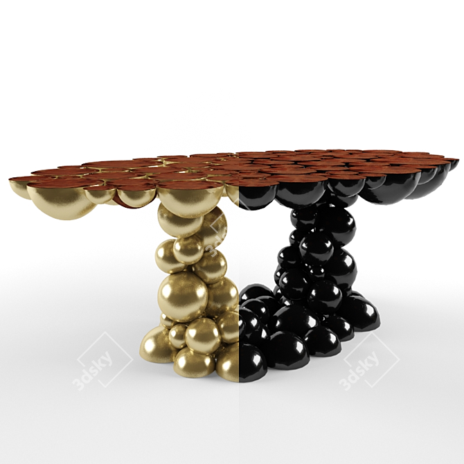 Innovative Newton Dining Table: A Masterpiece of Design 3D model image 2