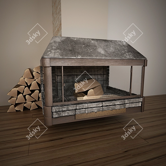 Concept Fire Pit 3D model image 1