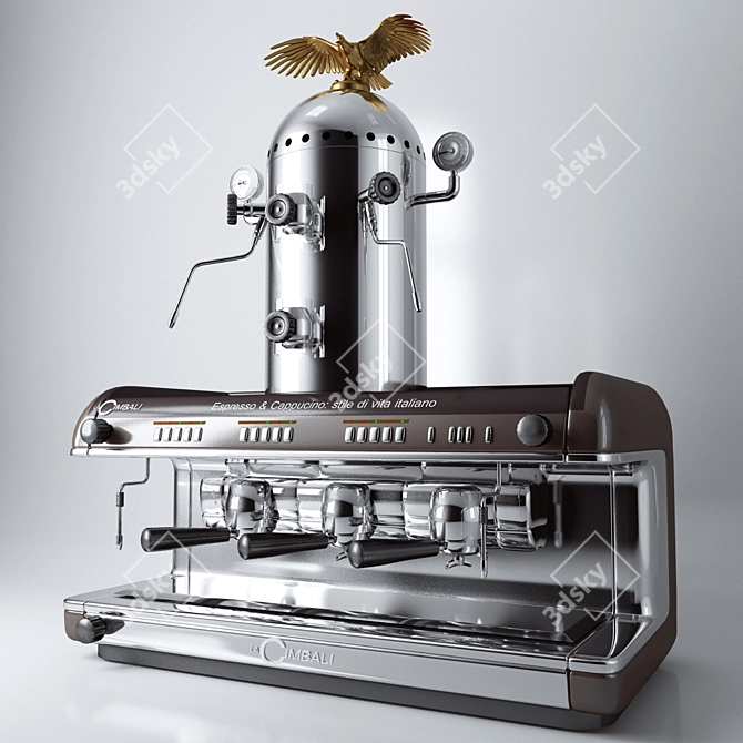 LA CIMBALI M39: Professional Coffee Machine with Cappuccinator 3D model image 1