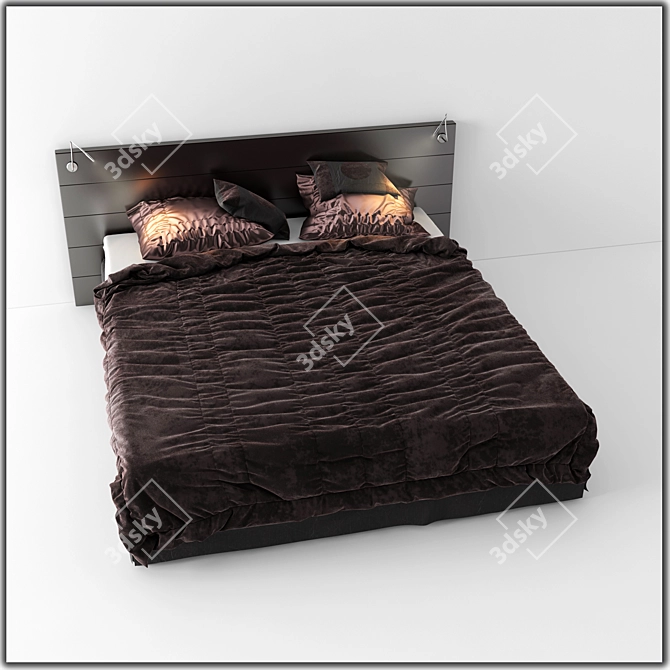 Custom Design Bed: SubberjeanT 3D model image 1