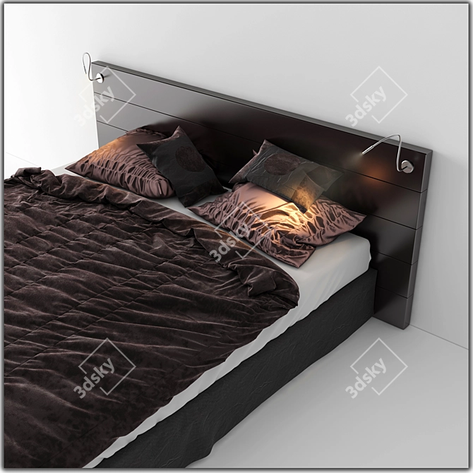 Custom Design Bed: SubberjeanT 3D model image 2