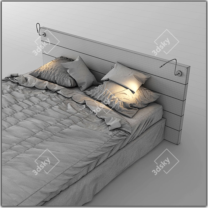 Custom Design Bed: SubberjeanT 3D model image 3