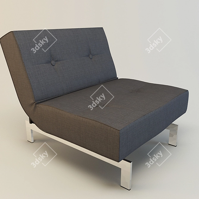 Elegant Comfort Sofa 3D model image 1