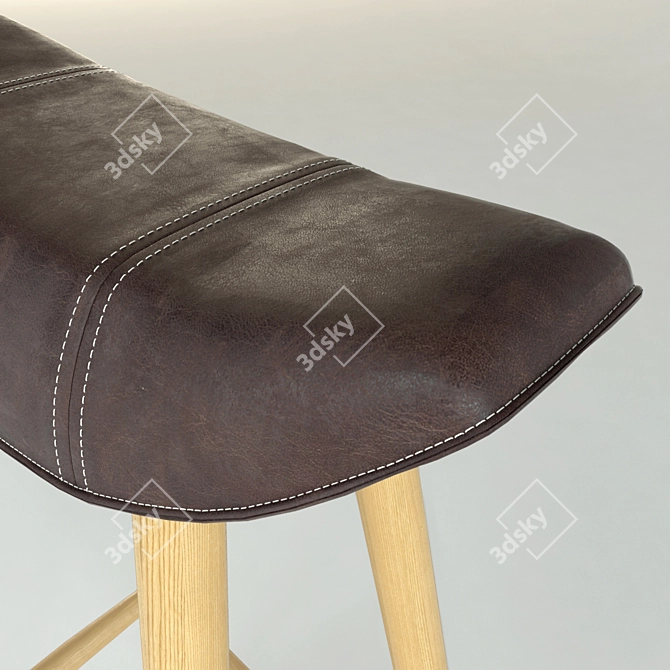 ErgoSaddle Bar Stool 3D model image 3