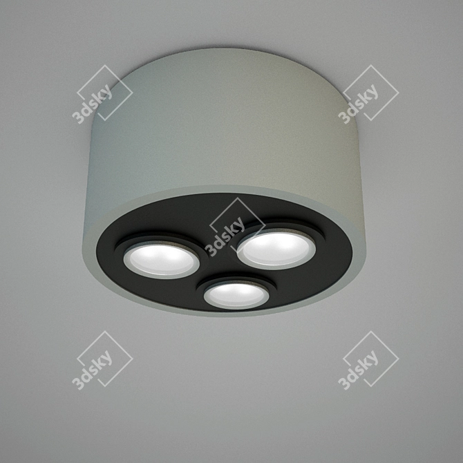 Halla Razi Ceiling Luminaire 3D model image 1