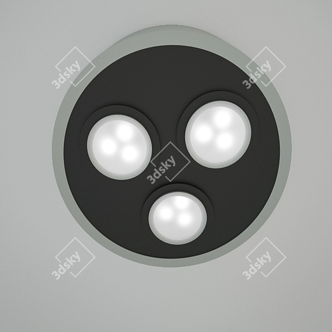 Halla Razi Ceiling Luminaire 3D model image 2