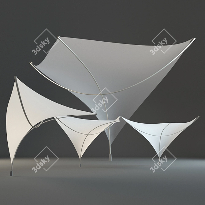 Versatile Sunshades: Shield with Style 3D model image 1