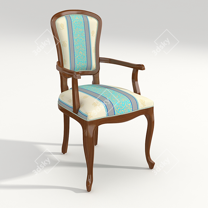 Sophisticated Selva E143 Chair 3D model image 1