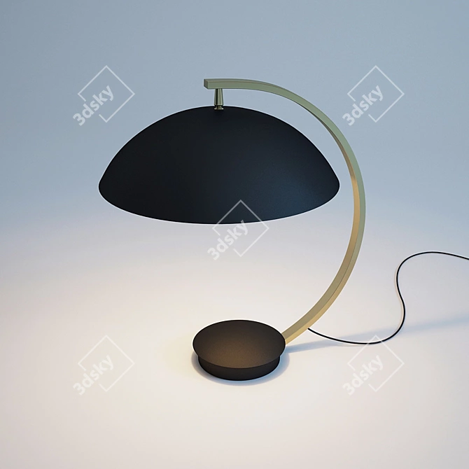 Minimalist Table Lamp: Shelter 3D model image 2