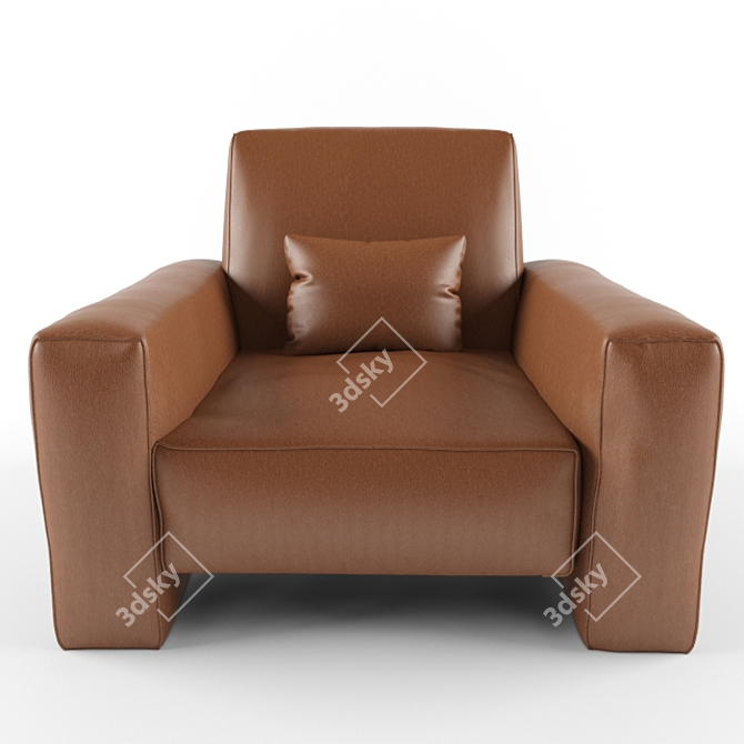 Cozy Moreton Armchair 3D model image 2