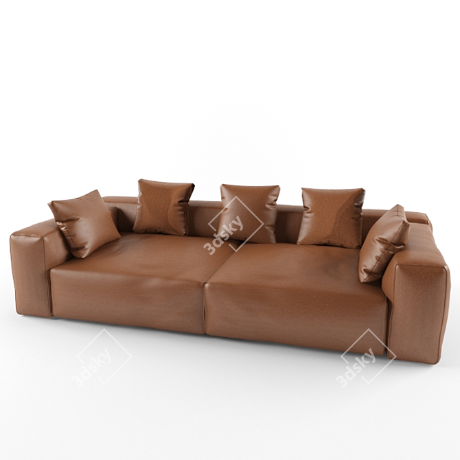 Restoration Hardware Cor Elm Sofa 3D model image 2