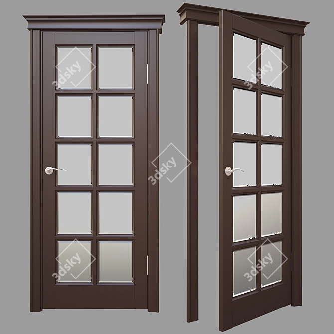 Stylish Entry Doors - Doors-m.ru 3D model image 1