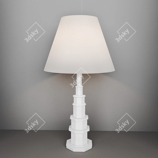 Elegant Visual Comfort Chandelier 3D model image 1