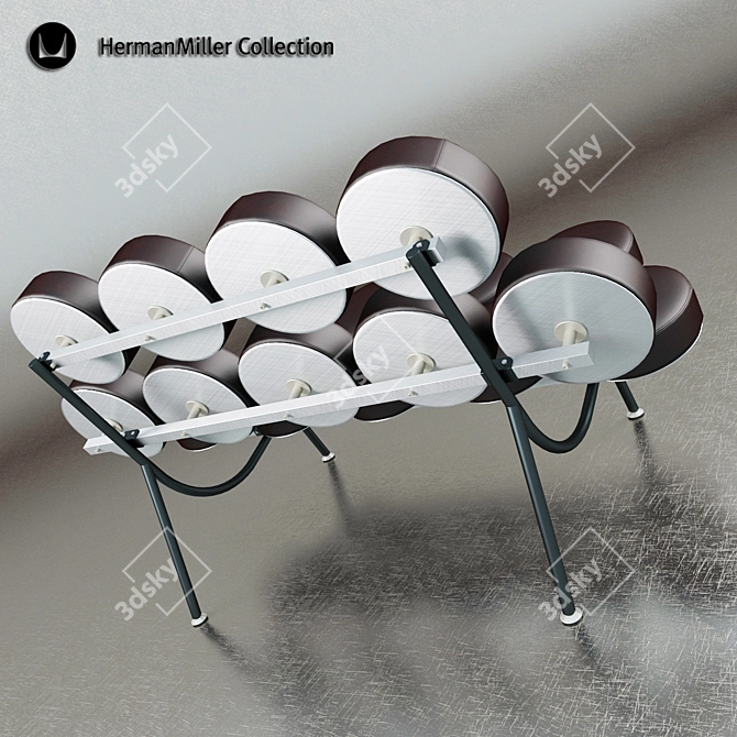 Marshmallow Sofa by Herman Miller 3D model image 2