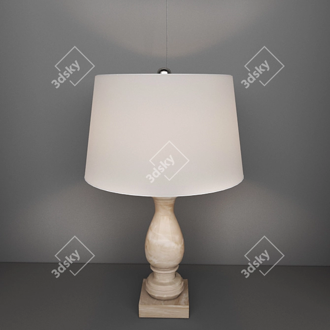 Modern Visual Comfort Table Lamp 3D model image 1