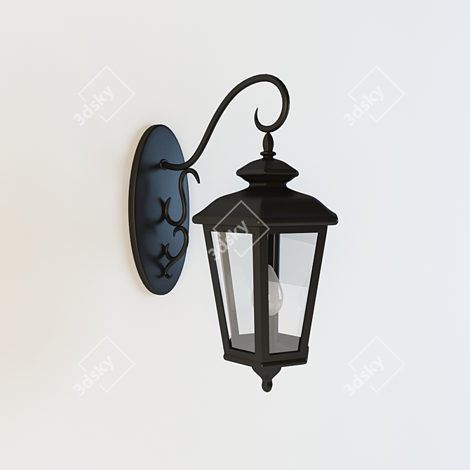 Forged Lantern 3D model image 1