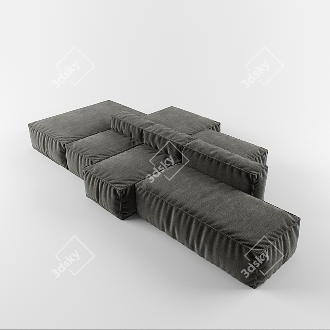 Bonaldo Peanut B Sofa Set 3D model image 1