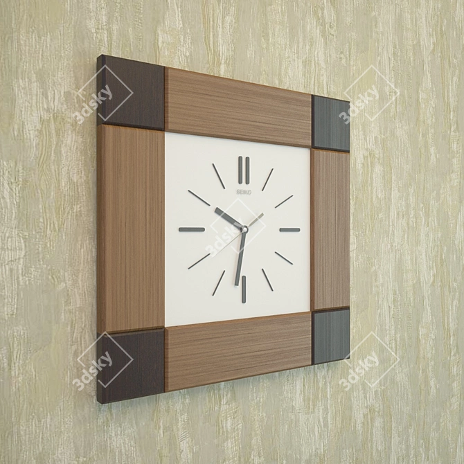 Elegant Wall Clocks 3D model image 1