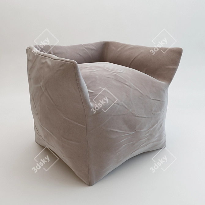 Elegant Comfort Sofa 3D model image 1