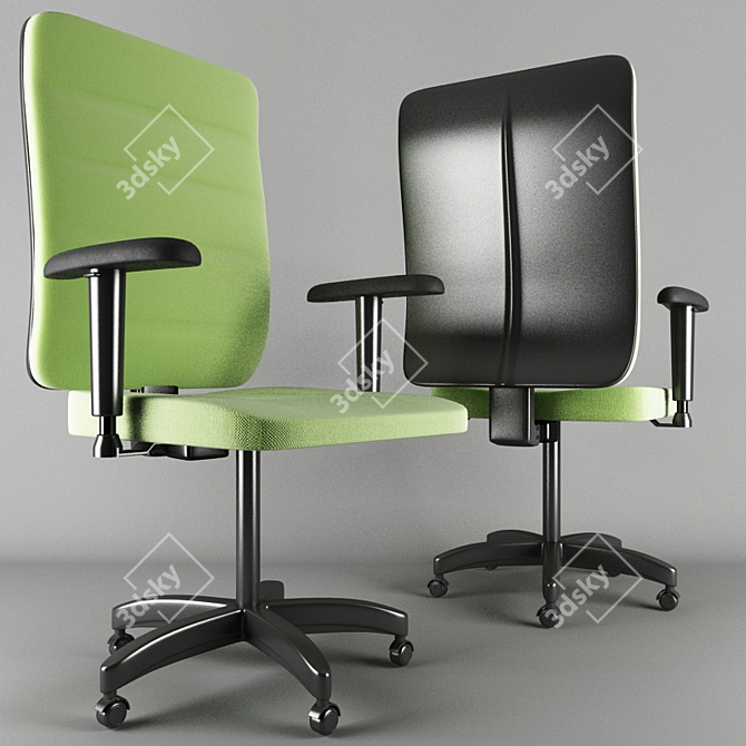 ErgoMax Desk Chair 3D model image 1