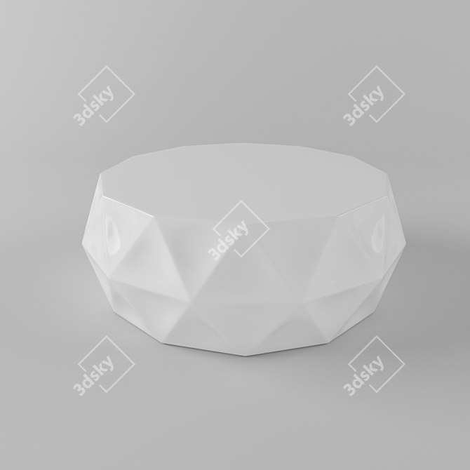 HB Gem Table: Multifaceted Elegance 3D model image 2