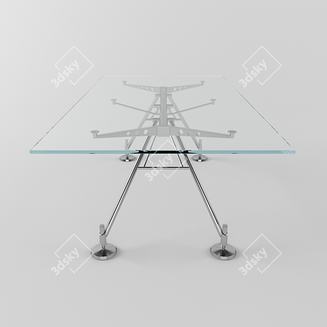 Futuristic Nomos Table: Versatile & Innovative 3D model image 2