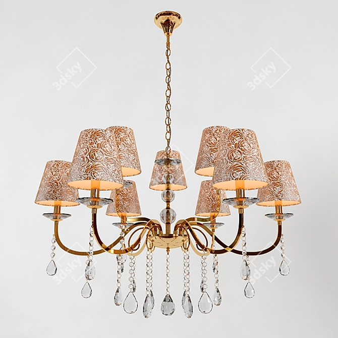 Pantheon SP9 Pendant Light 3D model image 1