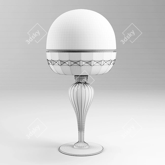 Crystal Fruit Lamp: Unique Design & Elegant Height 3D model image 2