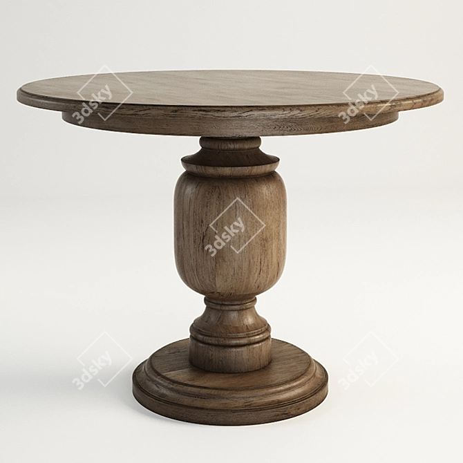 Modern Leslie Center Table | GRAMERCY HOME 3D model image 1