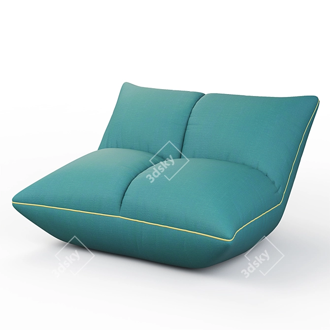 Italian Luxury: Giovannetti Papillon Armchair 3D model image 1