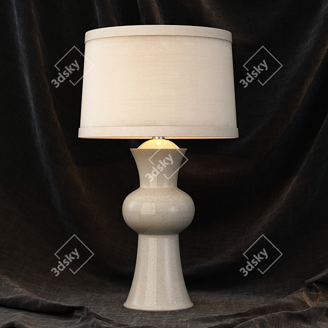 Sophisticated Gramercy Gordon Lamp 3D model image 1