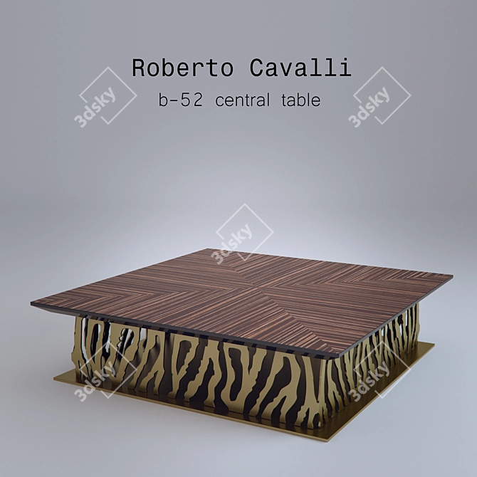 Roberto Cavalli B-52 Central Table 3D model image 1