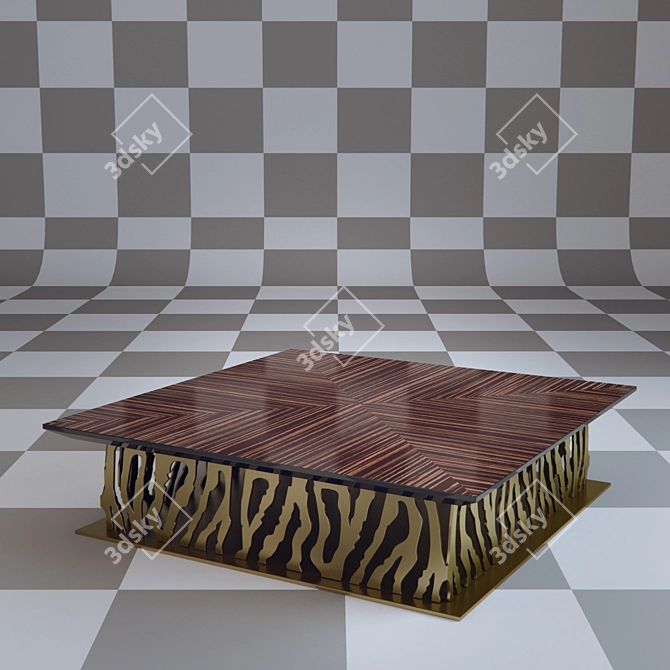 Roberto Cavalli B-52 Central Table 3D model image 2