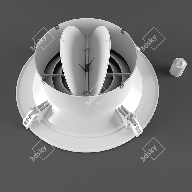 ABC Plastic Diffuser | Airflow Regulator 3D model image 2