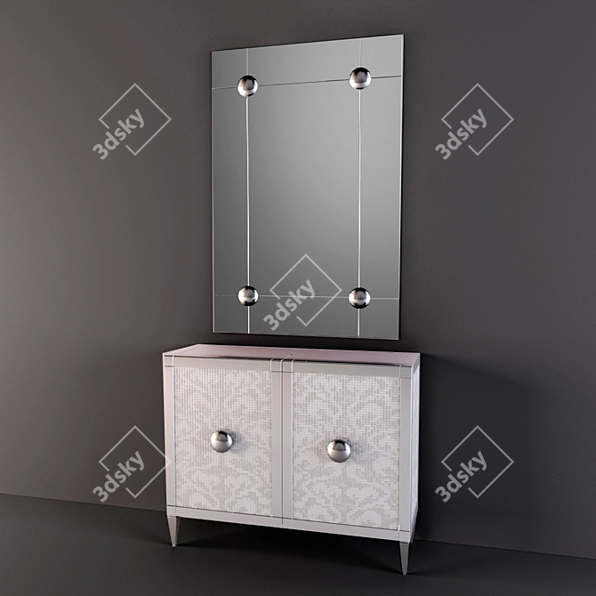 Modern Elegance: Bisazza Dresser 3D model image 1