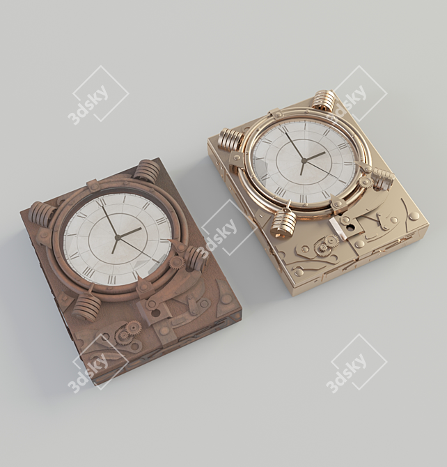 Steampunk DIARMENT: Vintage Service-Style 3D model image 1