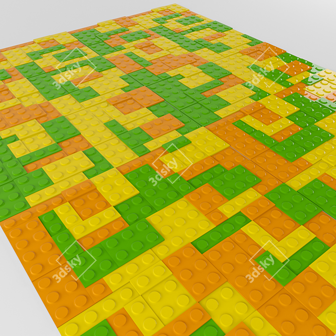 Build-It Brick Panel 3D model image 2