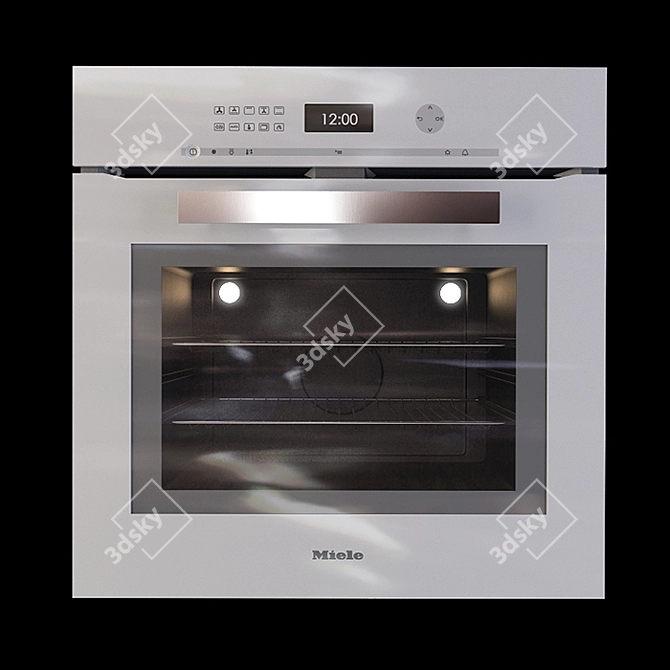 Miele Built-in Microwave & Oven 3D model image 2