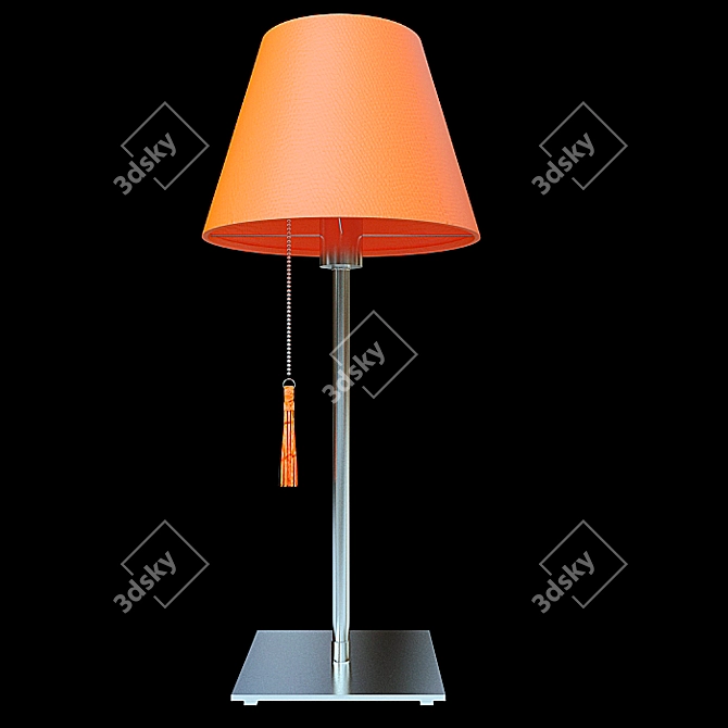 Sleek Desk Lamp 3D model image 1