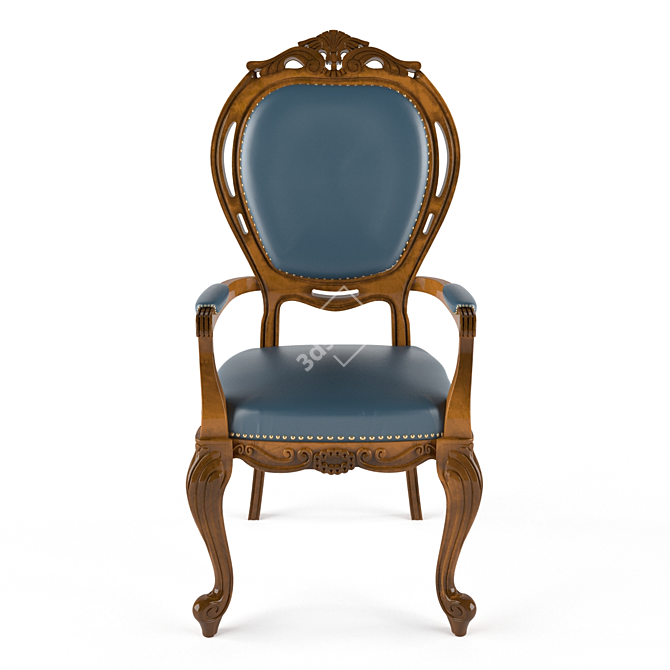 Elegant Armchair: CAVIO DG120 3D model image 2